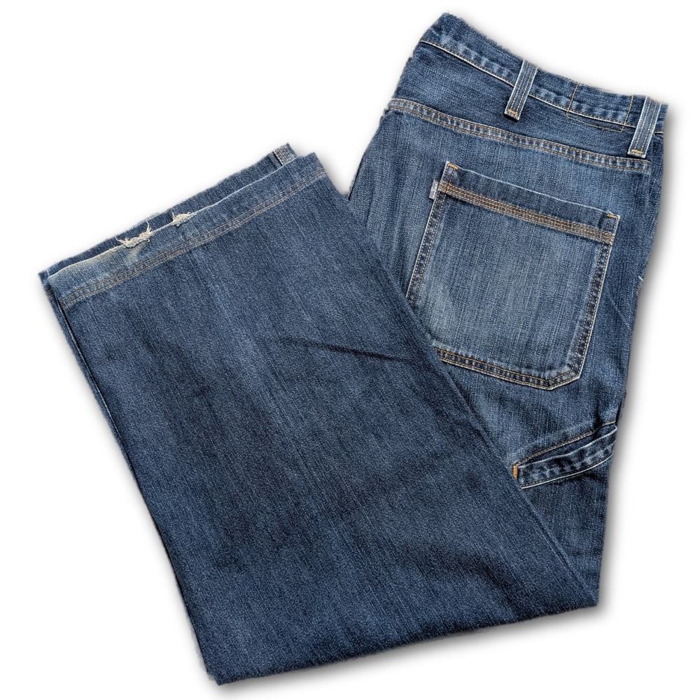 CARPENTER Silver Tab Mens Jeans Blue 40x30 Silvertab Y2k Skate VTG Denim Relaxed
